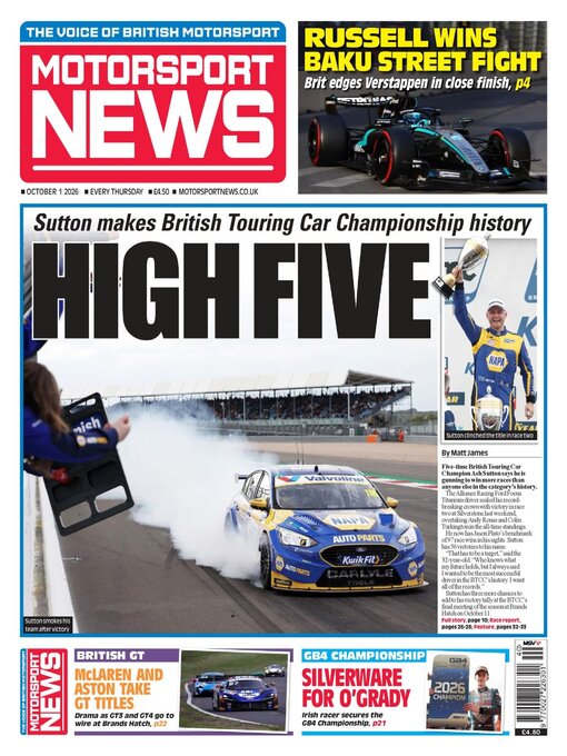 Cover image for Motorsport News
